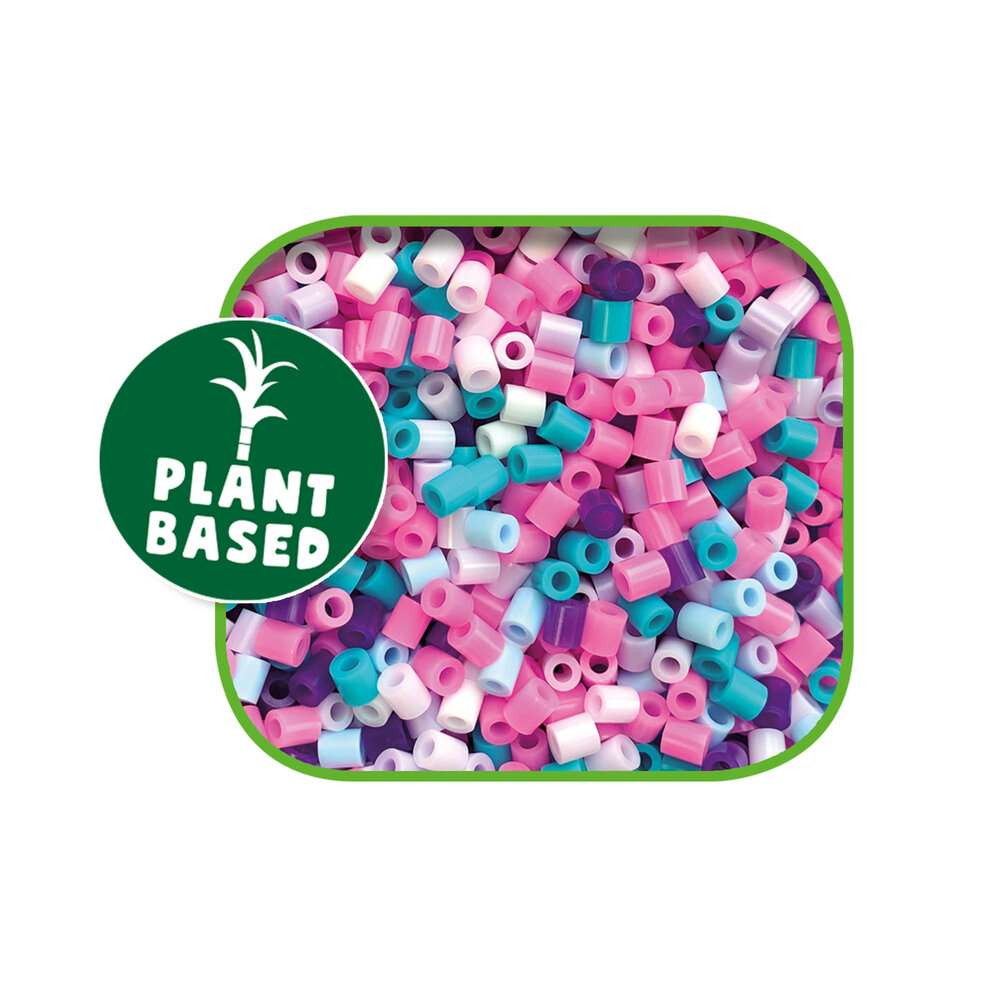 Beedz Green - B&uuml;gelperlenset Einhorn &ndash; &Ouml;ko-B&uuml;gelperlen - Eco-Stiftplatte