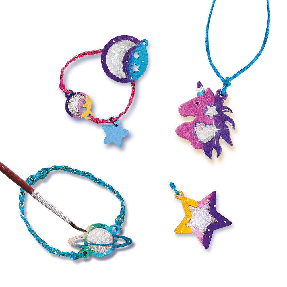 SES Crystal galaxy sieraden
