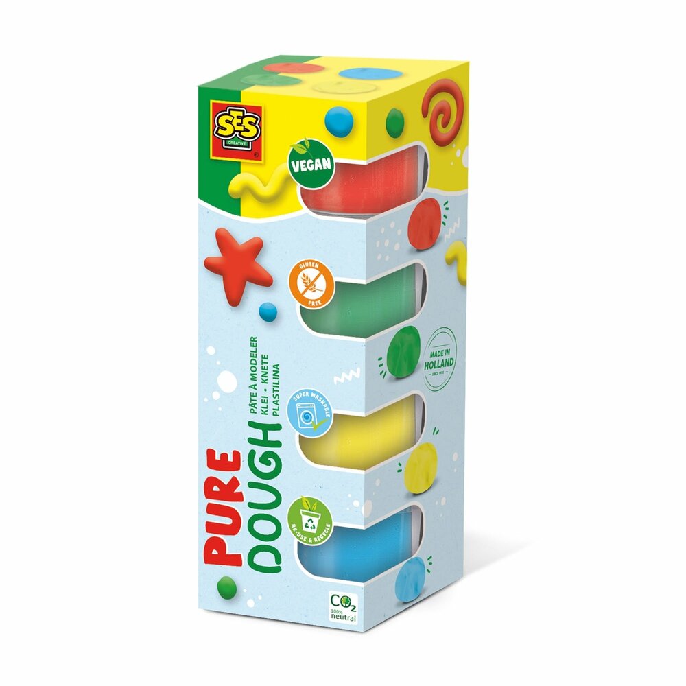 SES Feel good Knete - Pure (4x90gr)