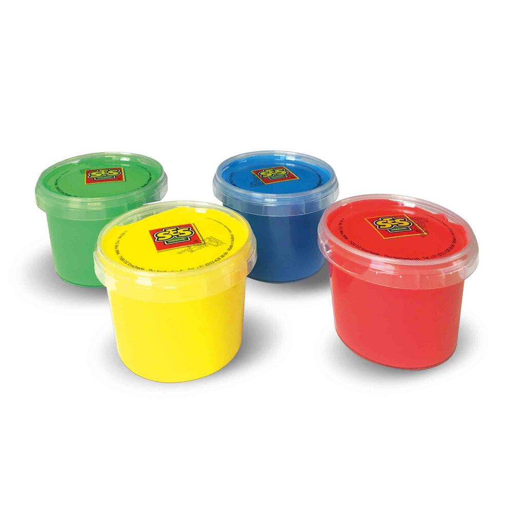SES Vingerverf 4 kleuren x145ml
