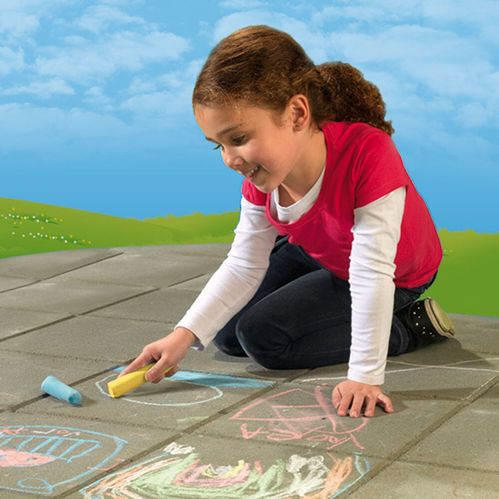 SES Playground chalk 22pcs bucket