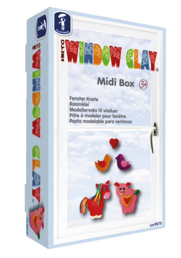 KNETO Fenster Knete - midi box