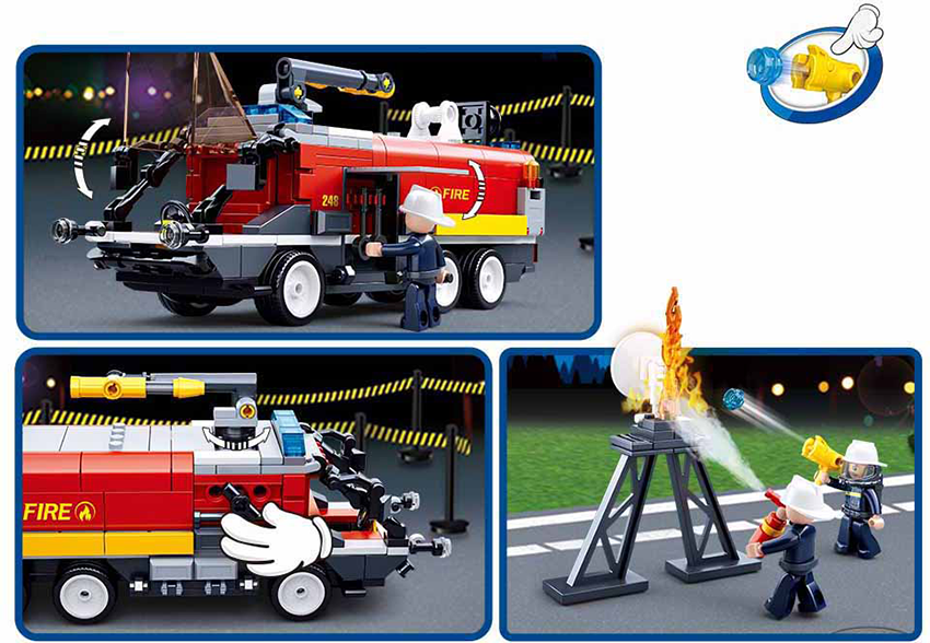 Sluban M38-B0808 Flughafenfeuerwehrauto