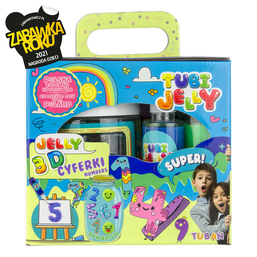 Tuban - Tubi Jelly Set mit 6 Farben und kleinem Aquarium &ndash; Zahlen