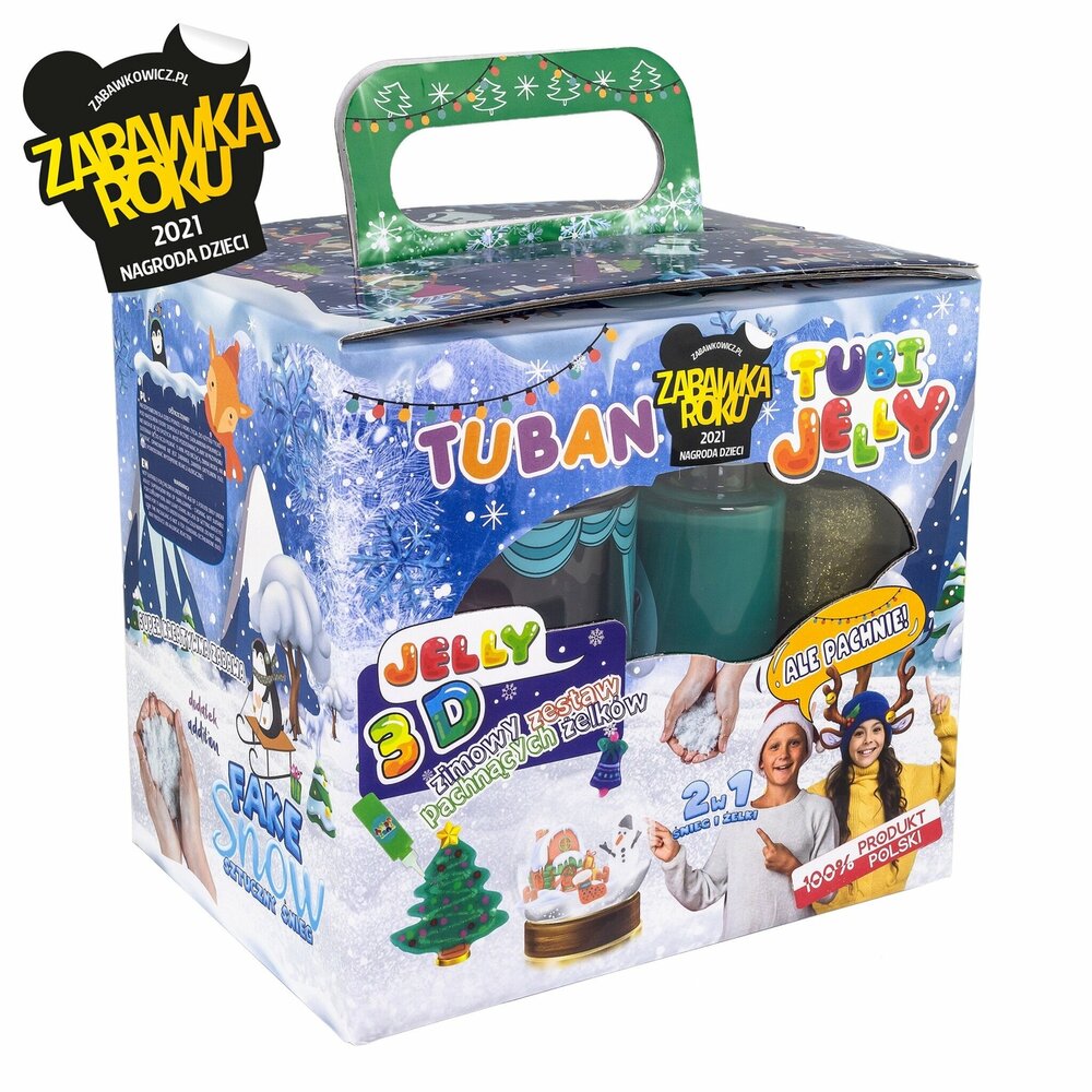 Tuban - Tubi Jelly Set mit 6 Farben und kleinem Aquarium &ndash; Winter