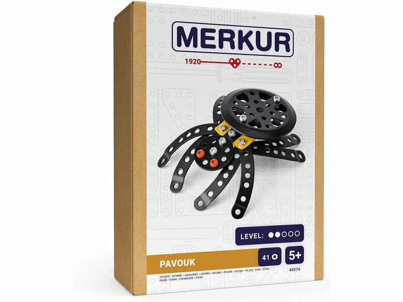 Merkur - Spinne - Metallbaukasten - 41 Teile