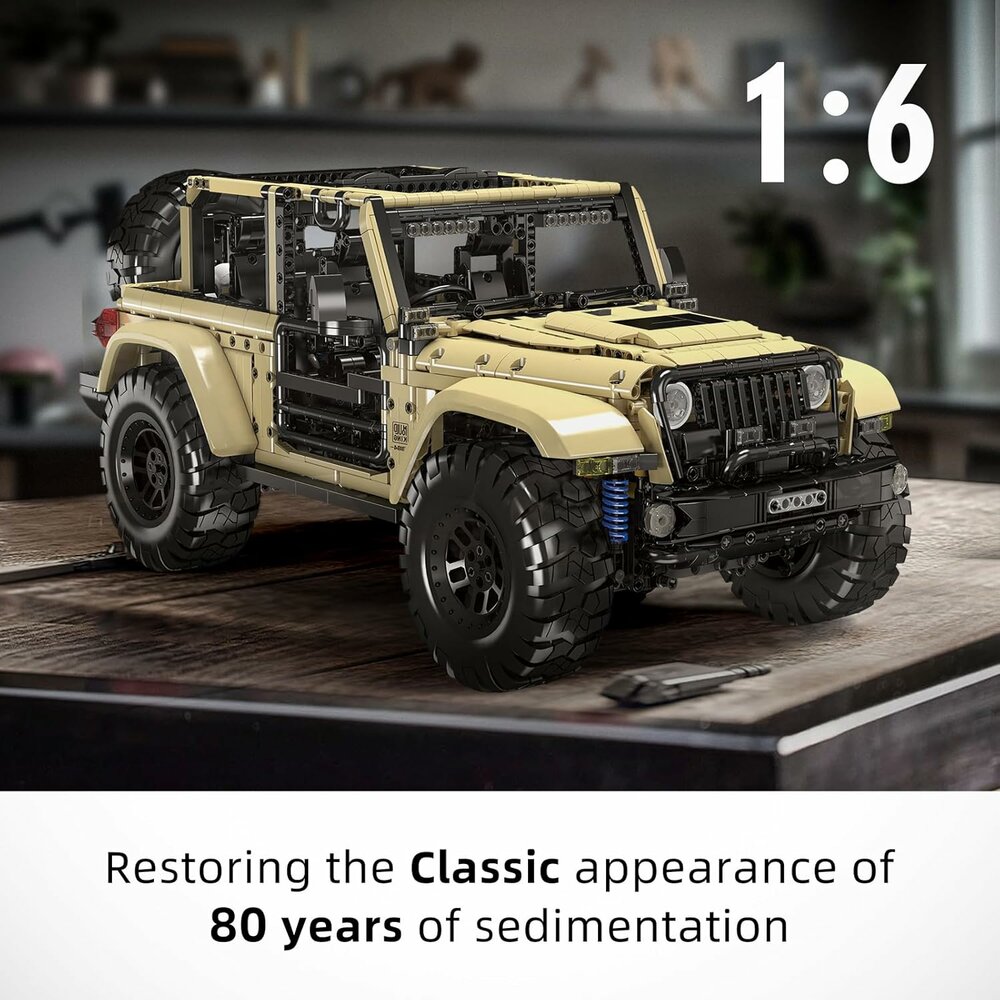 Mould King 13184 Rubicon Gel&auml;ndewagen