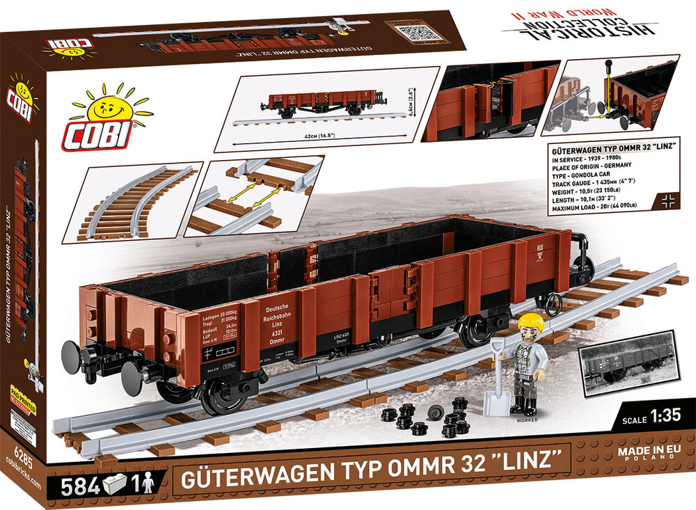 COBI 6285 Goederenwagon TYO Ommr 32 &quot;Linz&quot;