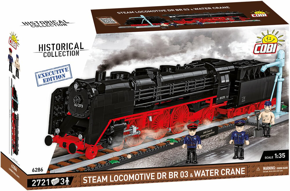 COBI 6286 DR BR03 Dampflokomotive &amp; Wasserkran