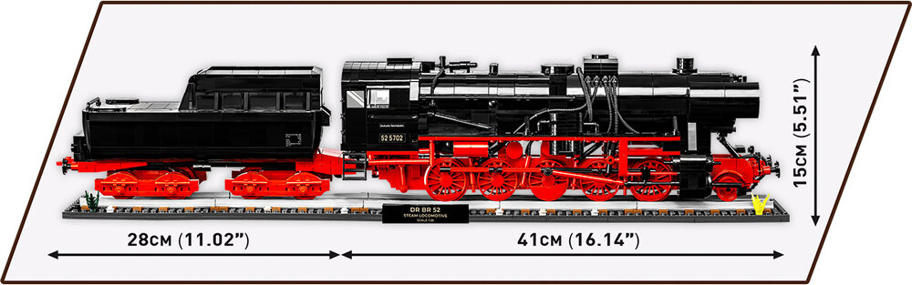 COBI 6287 DRB Class 52 Steam L&amp;Rail