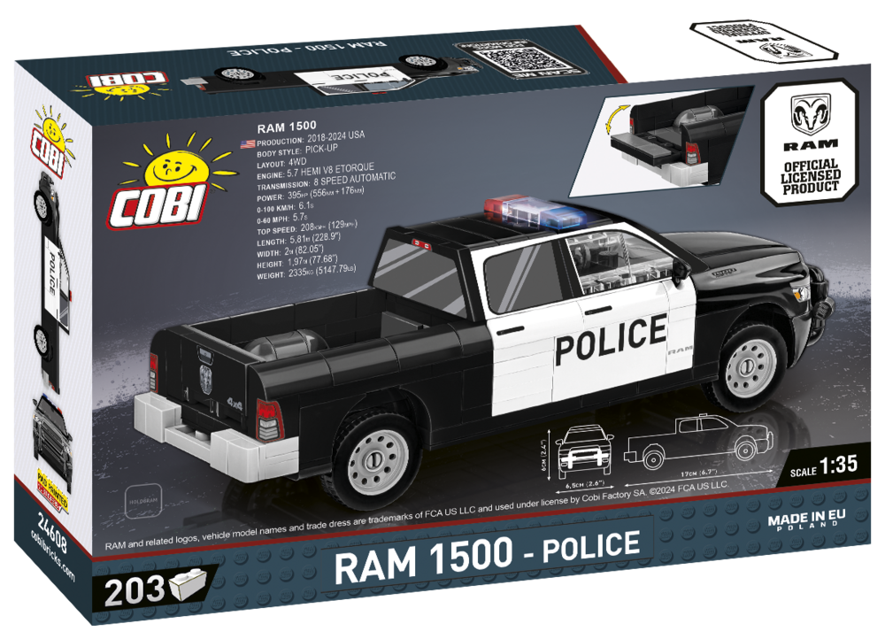COBI 24608 RAM 1500 Police