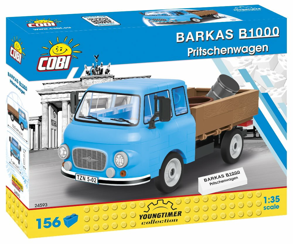COBI 24593 - Barkas B1000 Pritschenwagen