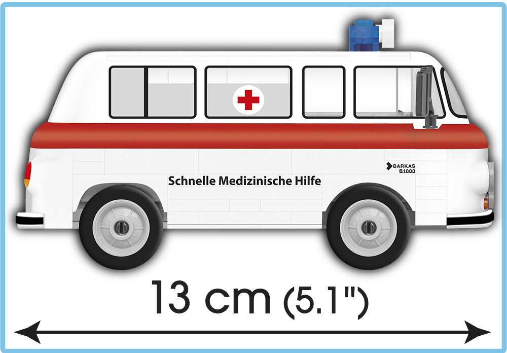 COBI 24595 - Barkas B1000 Krankenwagen