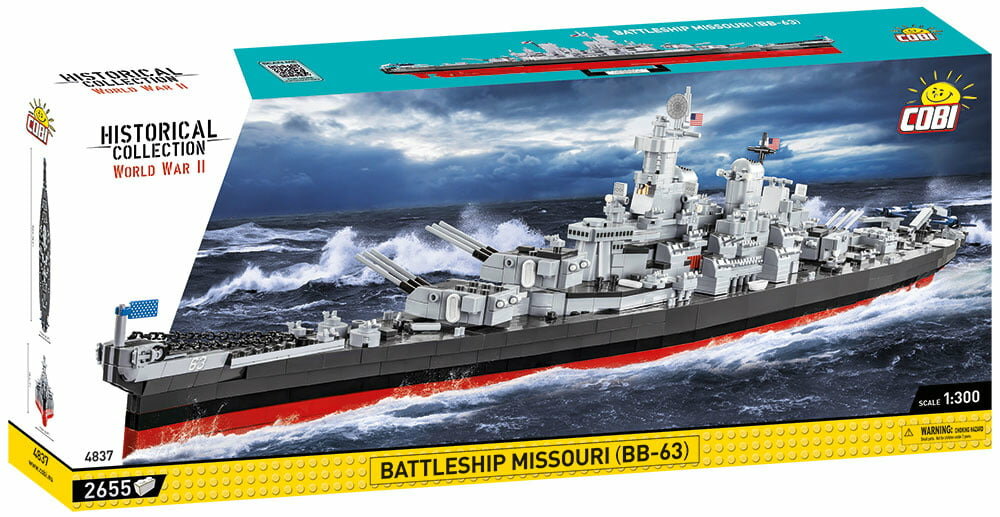 COBI 4837 Battleship USS Missouri BB-63