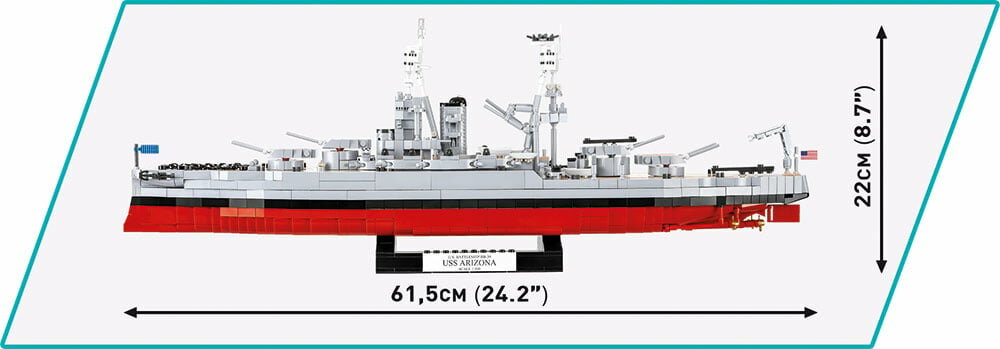 COBI 4843 Battleship  USS Arizona
