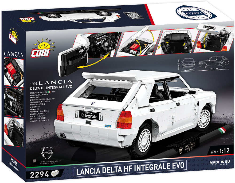 COBI 24356 1991 LANCIA DELTA HF INTEGRALE EVO