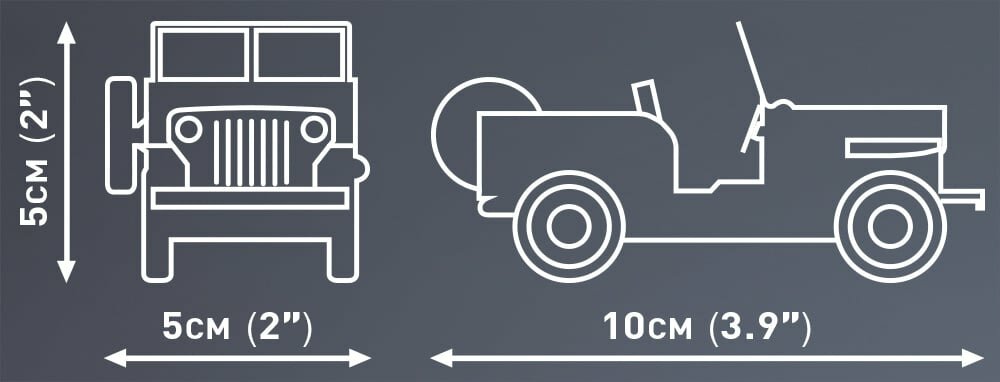 COBI 24518 JEEP WILLYS CJ-2A