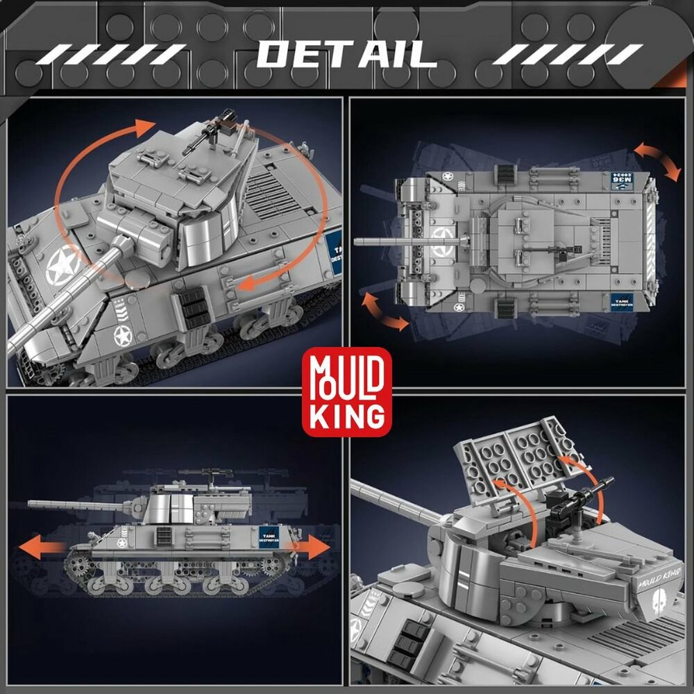 Mould King M36 Jackson Tank Destroyer