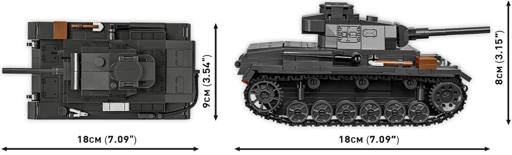 COBI 2289 Panzer III Ausf.J