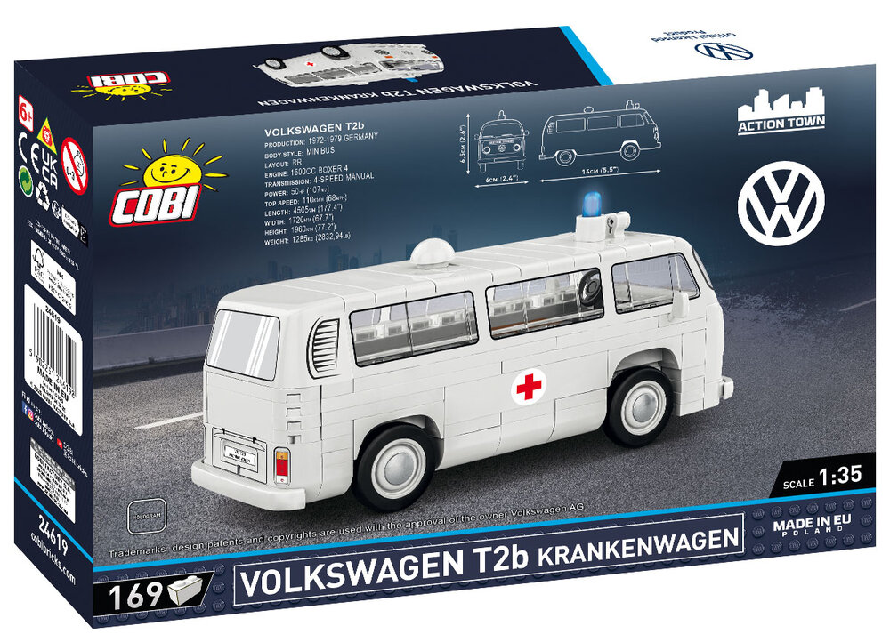 COBI 24619 VW T2B Ambulance