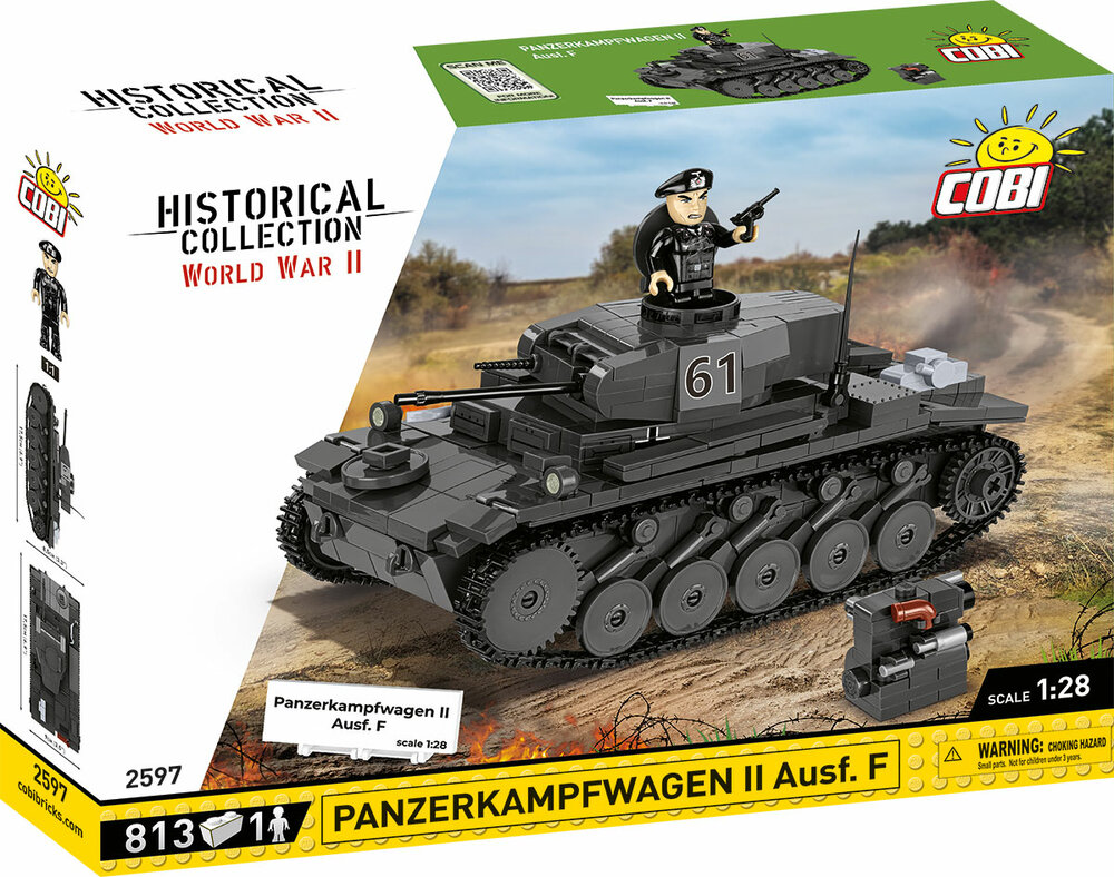 COBI 2597 Panzerkampwagen II Ausf.F