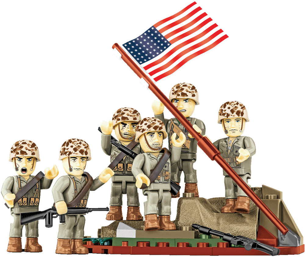 COBI 2059 Raising the flag