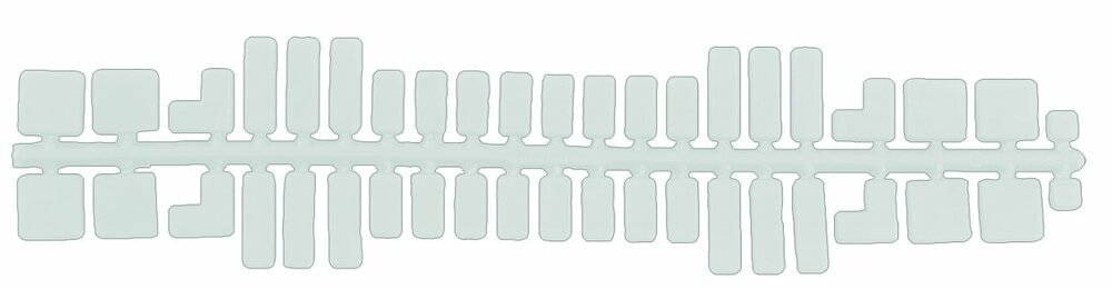 Feuchtmann - 31613 - Ministeck standaard kleurenstrips wit