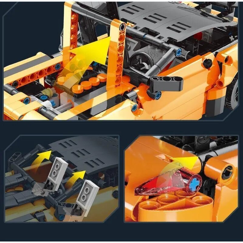 Mould King 15006 Challenger Orange