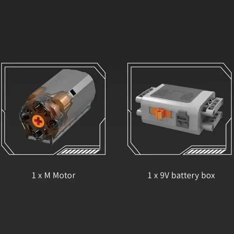 Mould King 10206 MCL Supercar V8 Engine