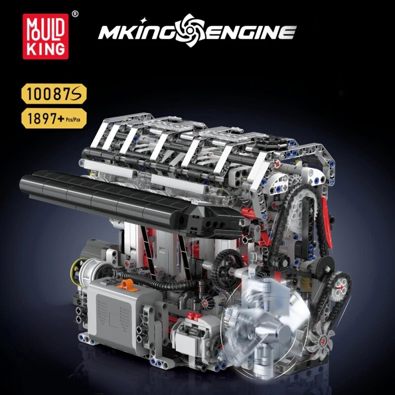 MouldKing 10087S L4 Gasoline Engine