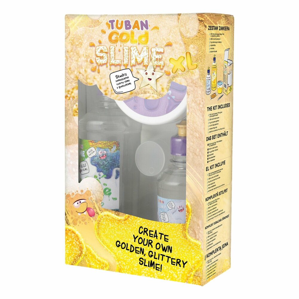 Tuban Super slijm doe-het-zelfpakket - goud XL