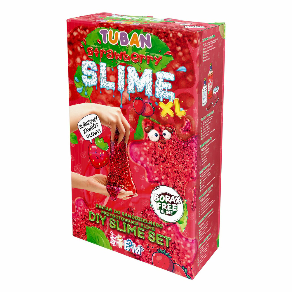 Tuban Super slijm doe-het-zelfpakket - aardbei XL