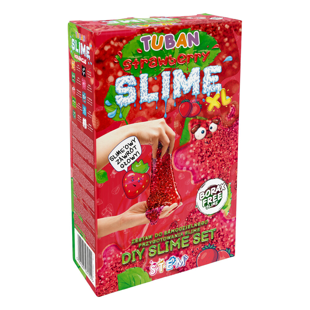 Tuban Super slijm doe-het-zelfpakket - aardbei XL