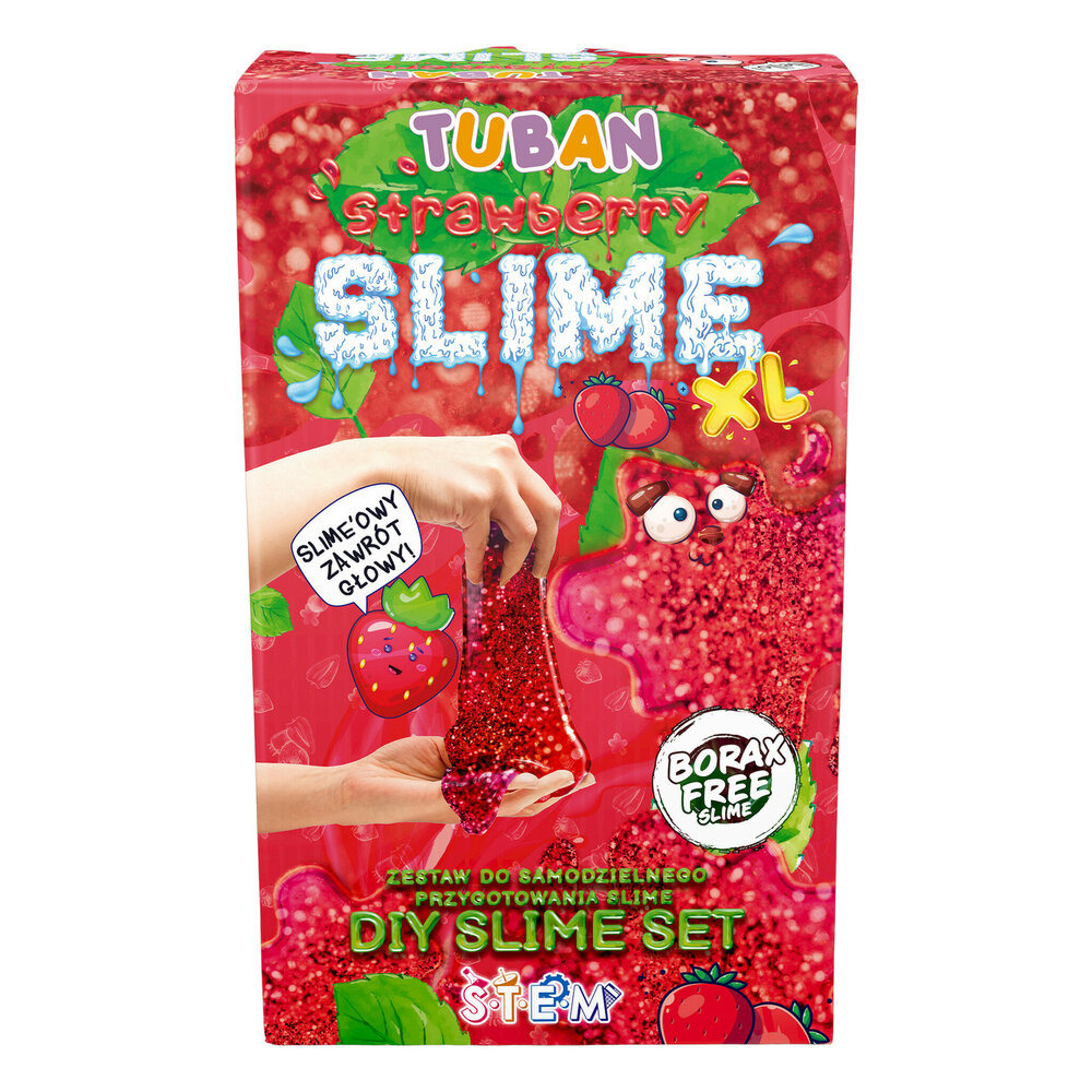 Tuban Super slijm doe-het-zelfpakket - aardbei XL