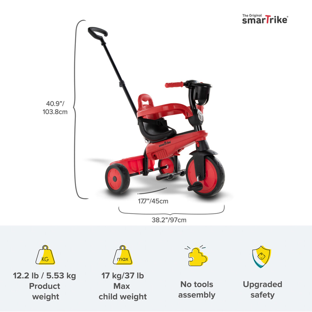 SmarTrike Breeze S - rood