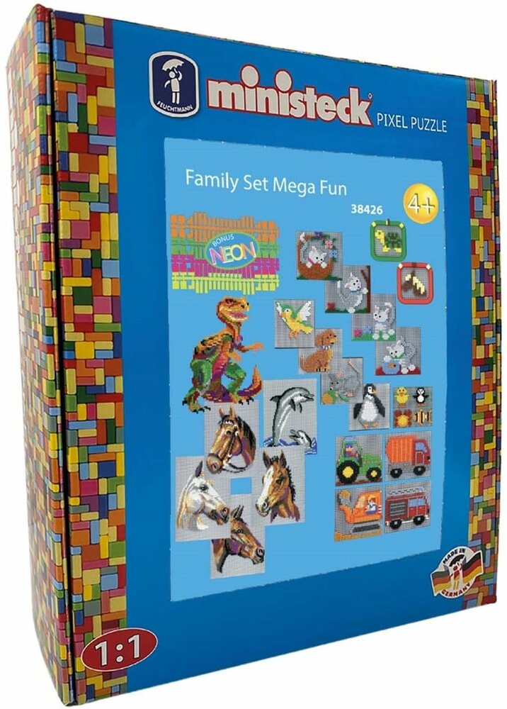 Feuchtmann - ministeck Family Set Mega Fun 4000 Neon
