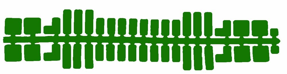 Feuchtmann - 31605 - Ministeck Standard Farbstreifen dunkelgr&uuml;n