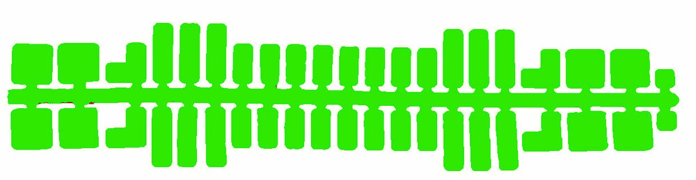 Feuchtmann - 31604 - Ministeck standaard kleurenstrips lichtgroen