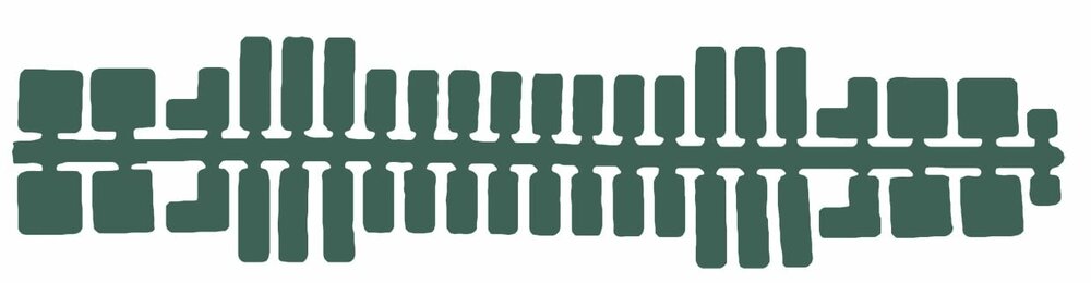 Feuchtmann -31616 - Ministeck standaard kleurenstrips donkergrijs