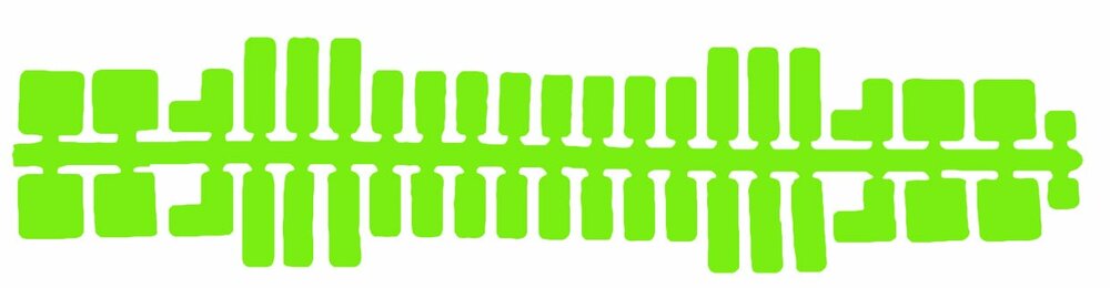 Feuchtmann - 31621 - Ministeck standaard kleurenstrips middelgroen