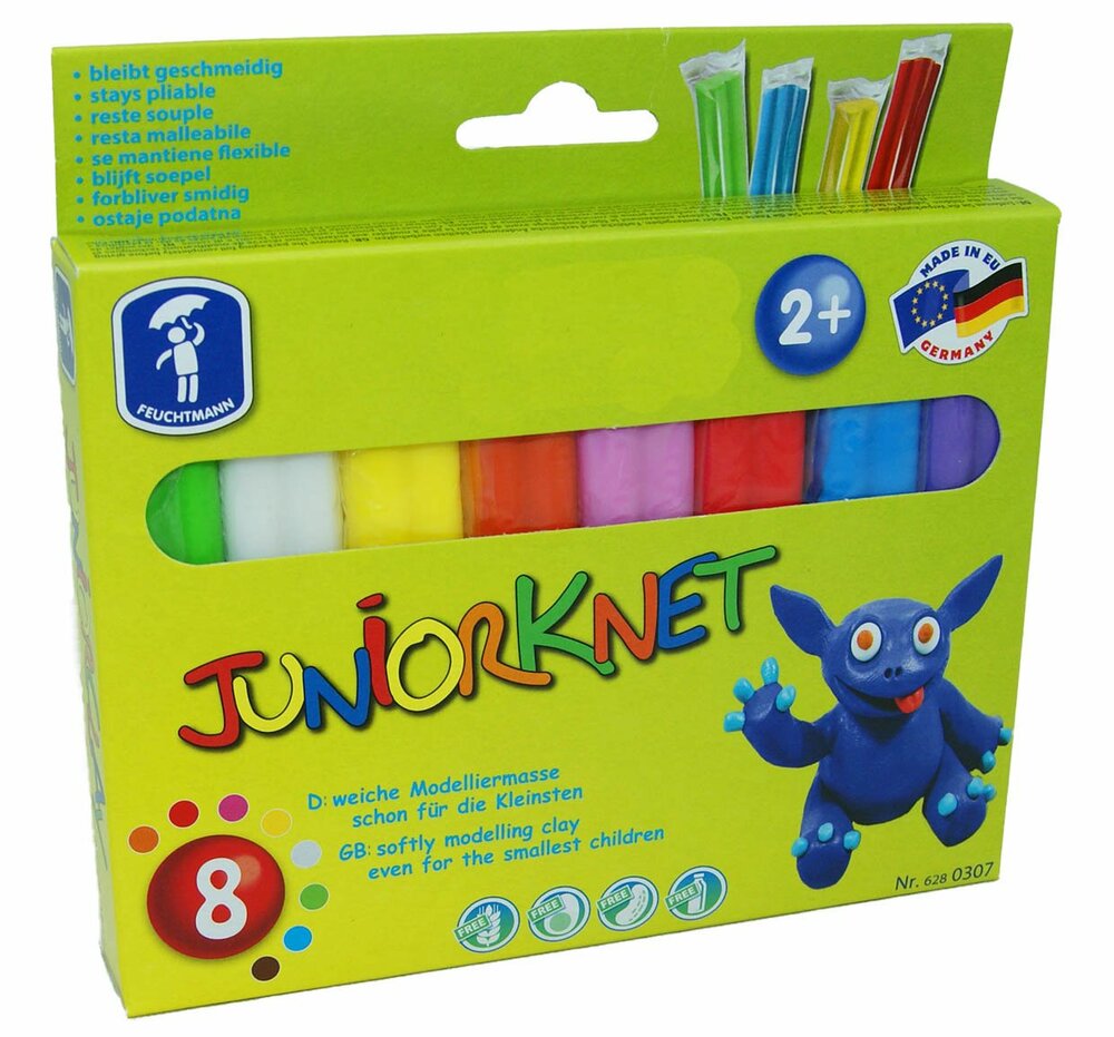 JUNIORKNET basic, 8 kleuren - 300 gram