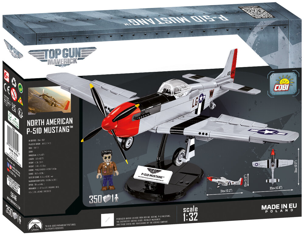 COBI 5846 TOP GUN Mustang P51D