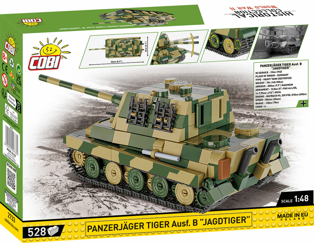 COBI 2733 Panzerj&auml;ger Tiger Ausf. B Jagdtiger