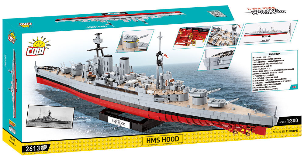 COBI WW2 4830 HMS Hood