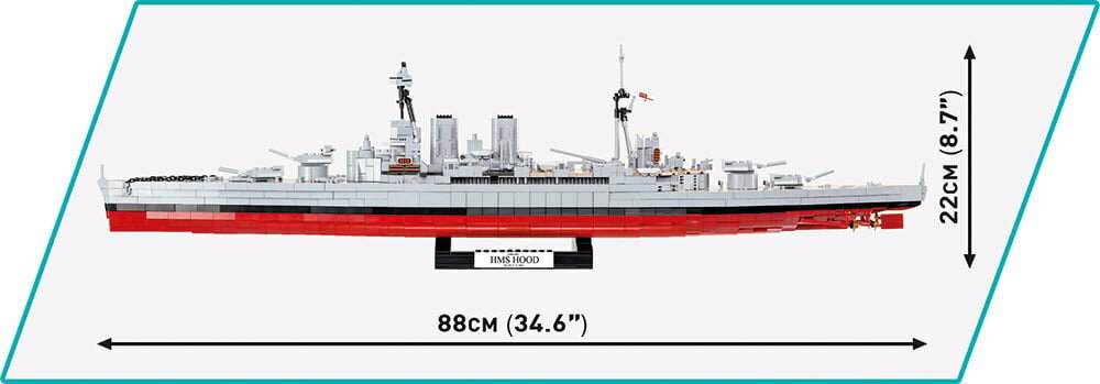 COBI WW2 4830 HMS Hood