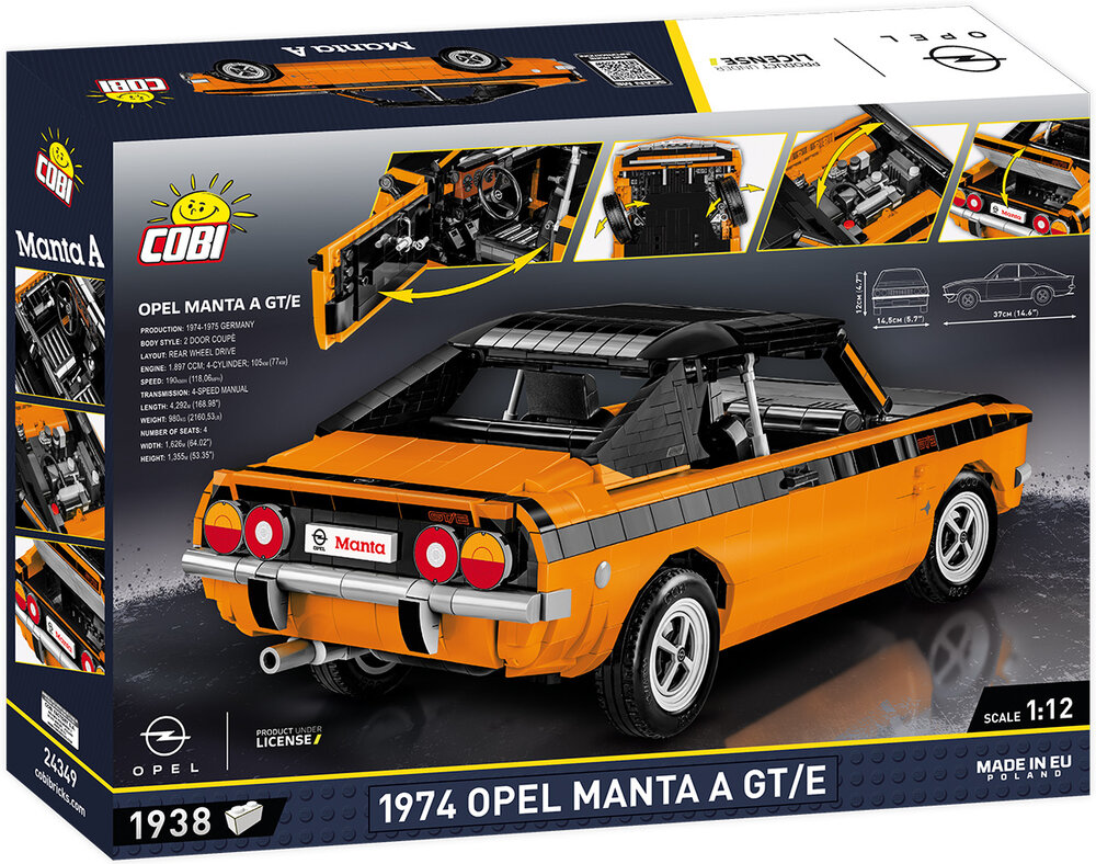 COBI  24349 Opel manta A GT/E 1974