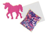 B&uuml;gelperlenset Einhorn Glow in the Dark