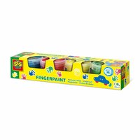 SES Fingerfarbe 4 Grundfarben x 110 ml