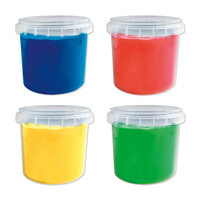 SES Fingerfarbe 4 Grundfarben x 110 ml
