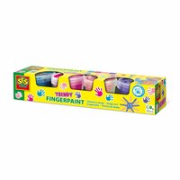SES Fingerfarbe 4 Trendy Farben x 110 ml